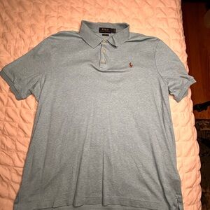 Polo by Ralph Lauren Men's Light Blue Polo Shirt